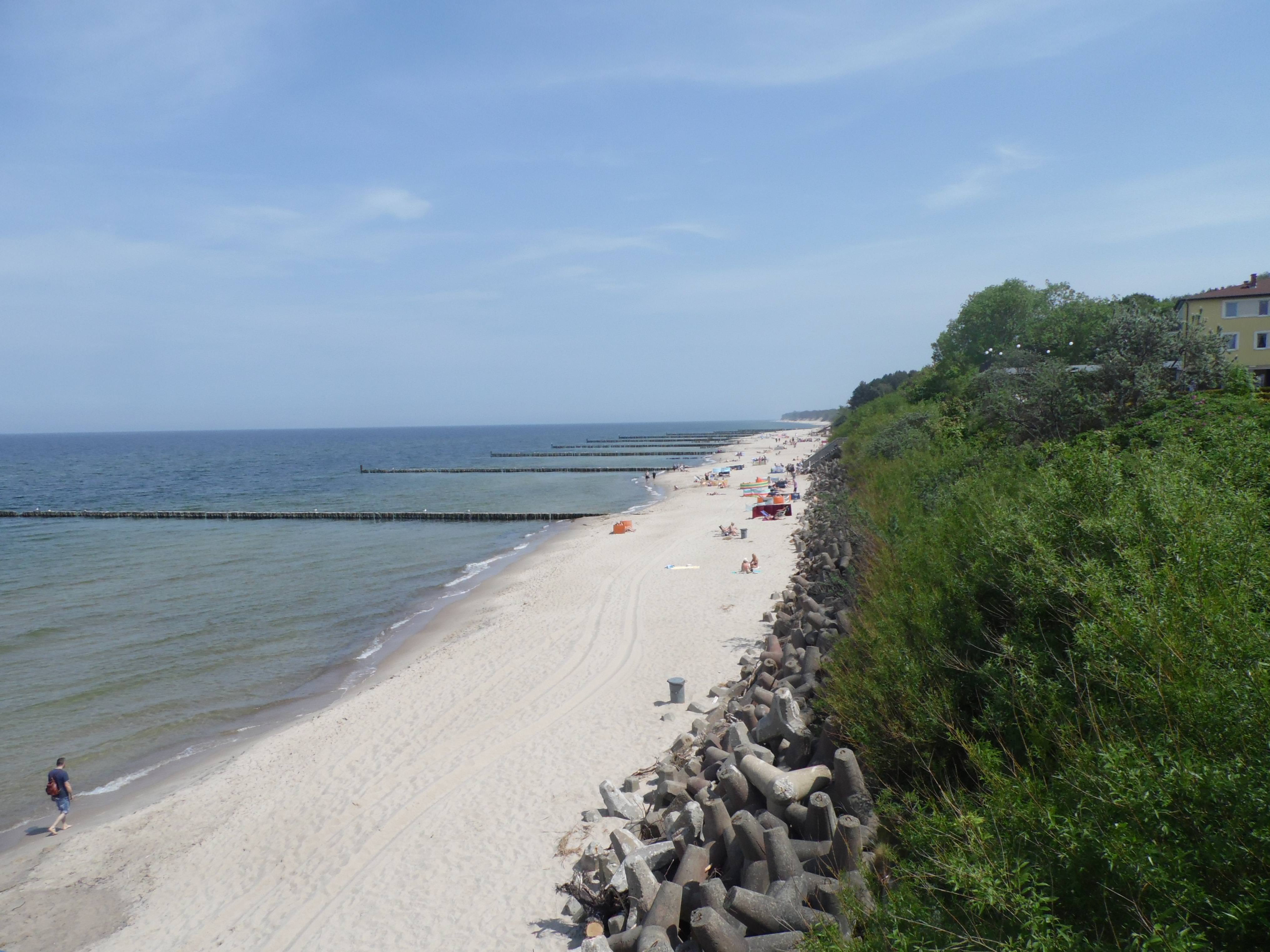 Plaża - główna atrakcja Ustronia Morskiego